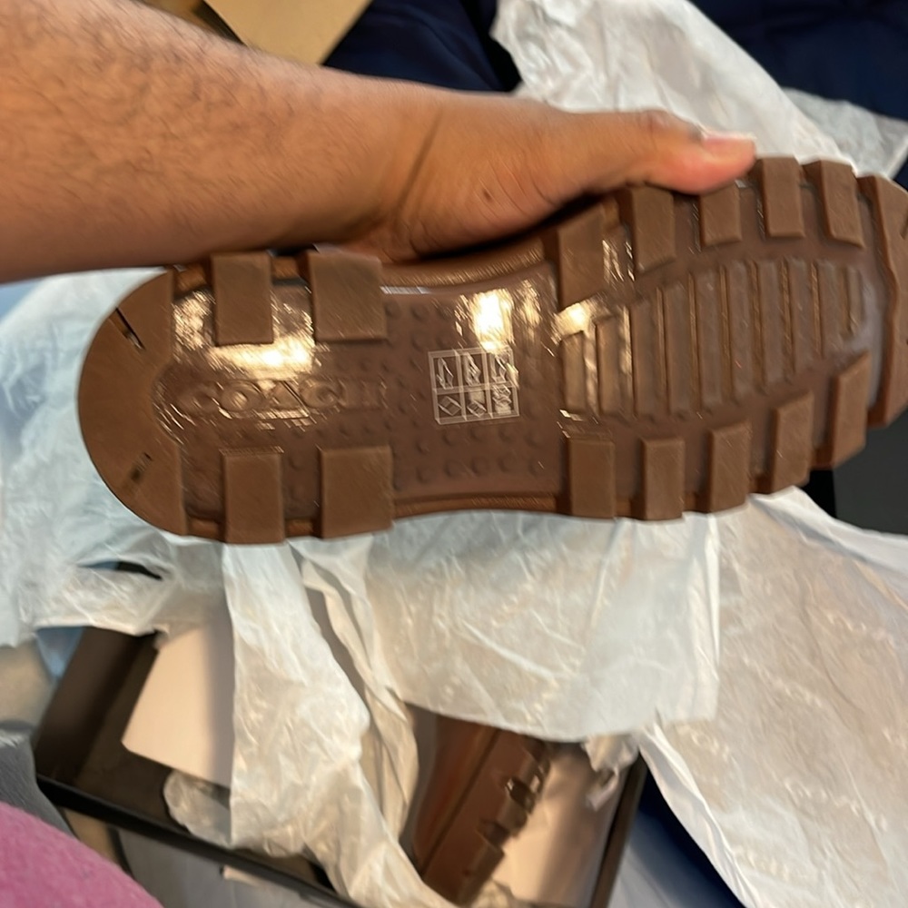 Man's 9.5 Coach Rainboots - Picture 8 of 9